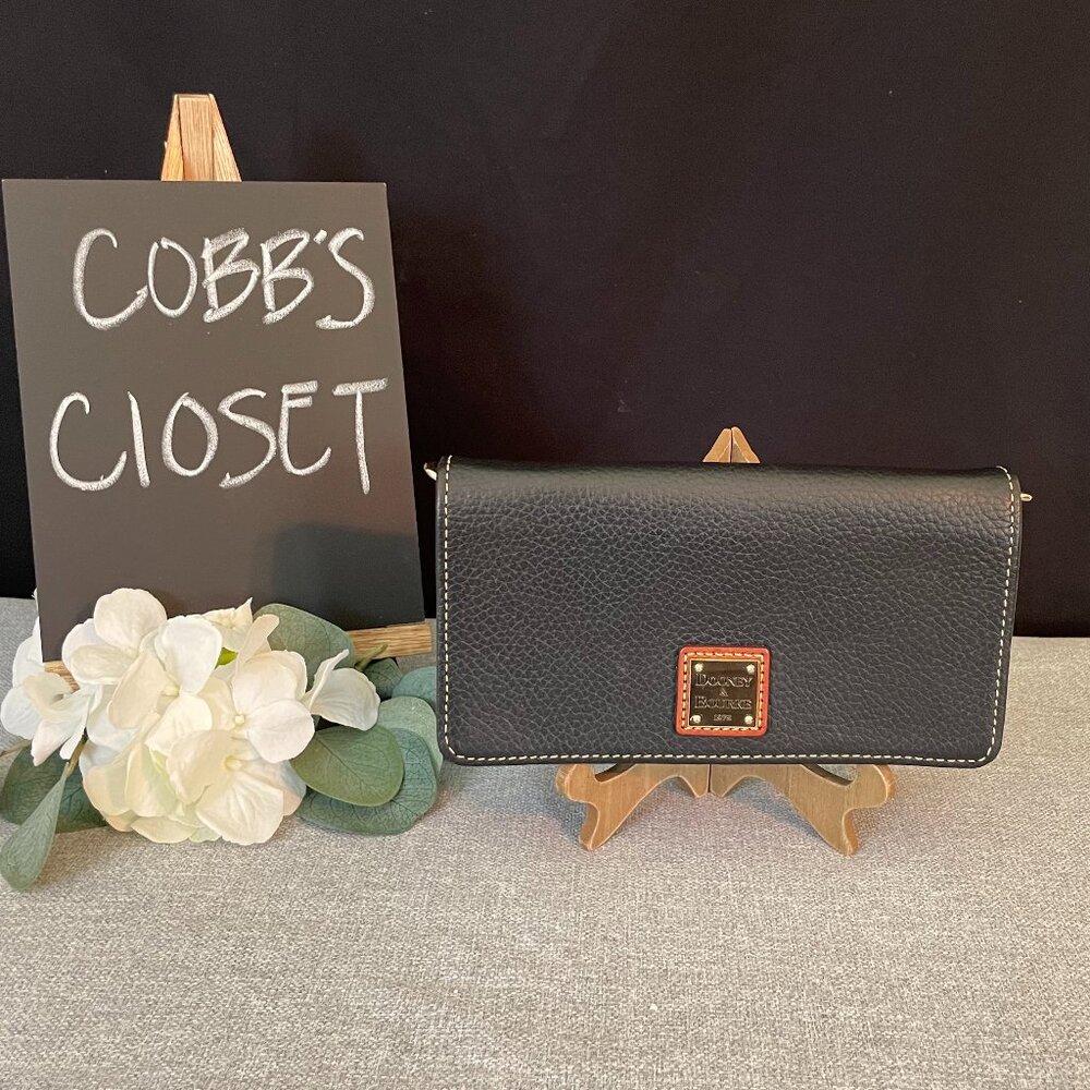 Dooney & Bourke Large Wristlet With Flap Closure